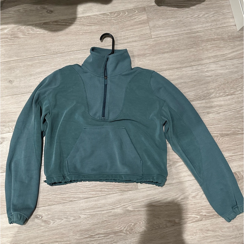 White Opal Lululemon Softstreme Half Zip
